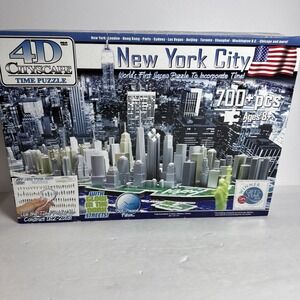 New York City 4D Cityscape Time Puzzle Glow in the Dark 700+ pieces